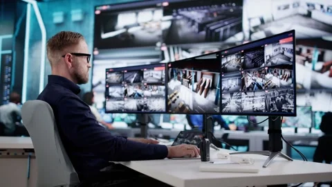 CCTV Security Camera Surveillance Stock Footage 321547484