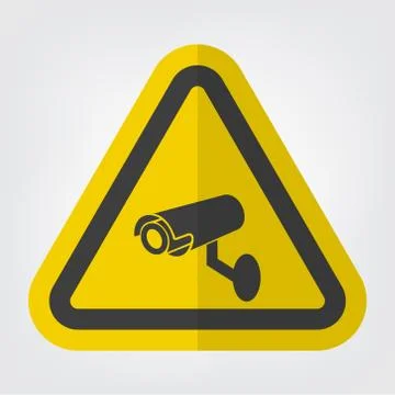 CCTV Security Camera Symbol Sign Isolate On White Background,Vector Illustrat Ilustración de archivo