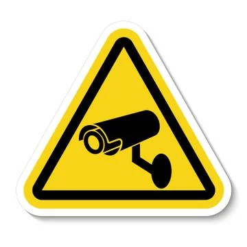 CCTV Security Camera Symbol Sign, Vector Illustration, Isolate On White Backg Ilustración de archivo
