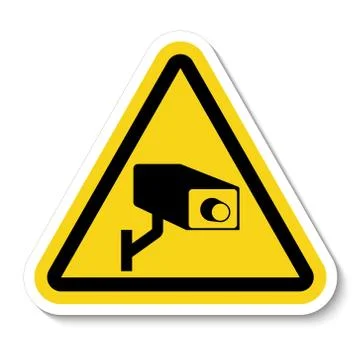 CCTV Security Camera Symbol Sign, Vector Illustration, Isolate On White Backg Ilustración de archivo