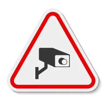 CCTV Security Camera Symbol Sign, Vector Illustration, Isolate On White Backg Ilustración de archivo
