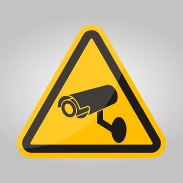 CCTV Security Camera Symbol Sign, Vector Illustration, Isolate On White Backg Ilustración de archivo