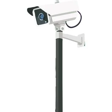 CCTV Security data backup Camera Monitoring indoor cameras Ilustración de archivo