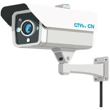 CCTV Security door cameras Camera Monitoring event detection Stock Illustration
