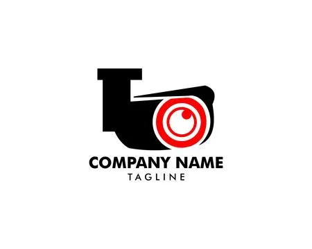 CCTV Security Logo Template Design Vector Stock Illustration