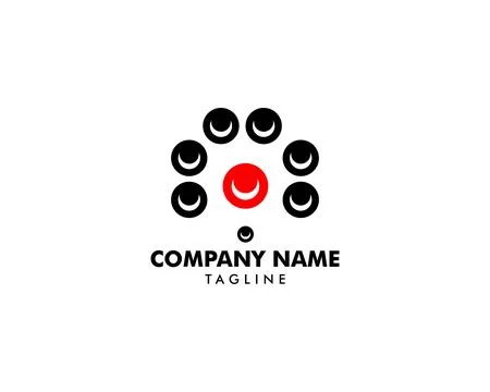 CCTV Security Logo Template Design Vector Stock Illustration