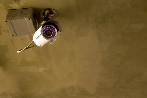 CCTV security night Stock Photos