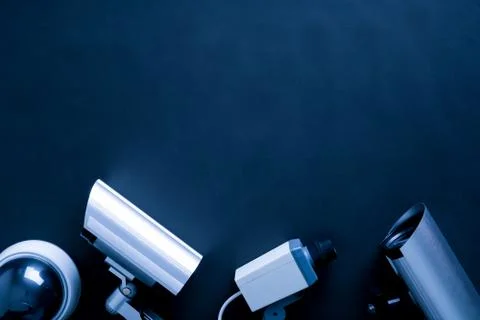 CCTV security online camera Stock Photos