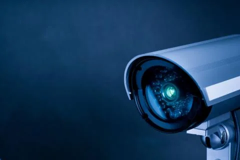 CCTV security online camera Stock Photos