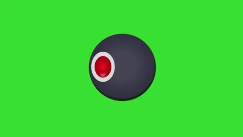 CCTV Security Surveillance Camera Dome Icon Green Screen Loop Animation Stock Footage 333814104