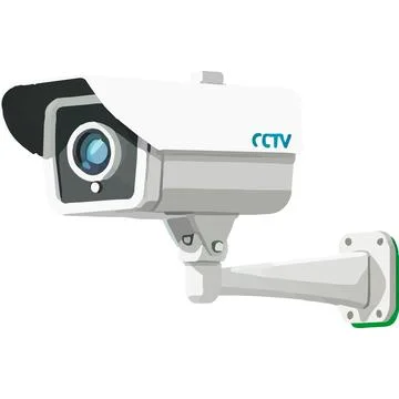 CCTV Security video playback Camera smart alert systems System Stock Illustration