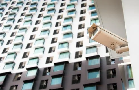 CCTV  security your property Stock Photos