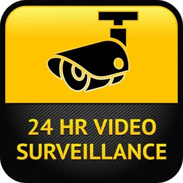 CCTV sign Stock Illustration