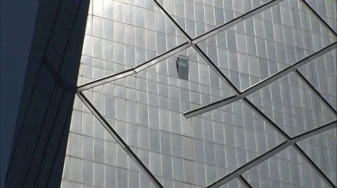CCTV skyscraper zoom out, Beijing, China Stock Footage 54229196