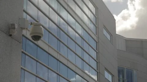 CCTV surveillance camera Stock Footage 12202952