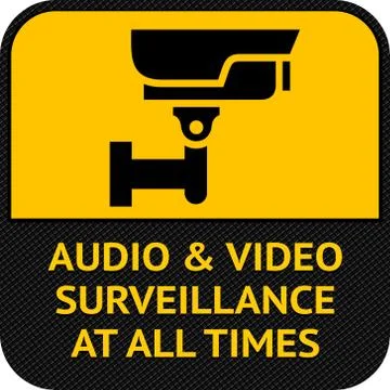 CCTV symbol, pictogram security camera Stock Illustration