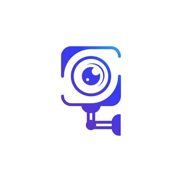 CCTV Vector icon design illustration Stock Illustration