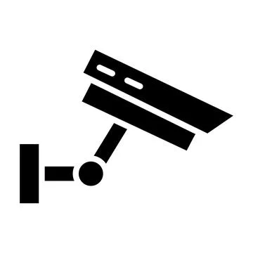 Cctv Vector Icon Design Illustration Stock Illustration