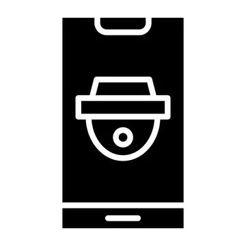 Cctv Vector Icon Design Illustration Stock Illustration