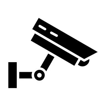 Cctv Vector Icon Design Illustration Stock Illustration