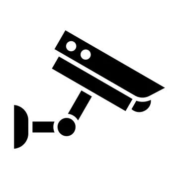 Cctv Vector Icon Design Illustration Stock Illustration