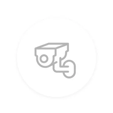 Cctv vector icon Stock Illustration