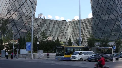 CCTV/CGTN Building Stock Footage 203090791