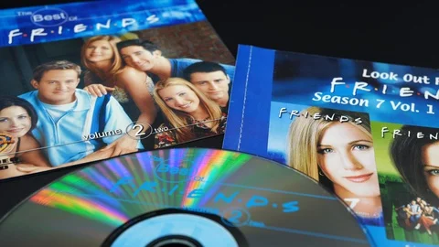 CD and artwork of video CD BEST OF FRIEN... | Stock Video | Pond5