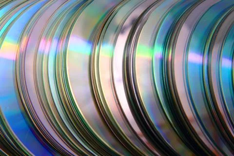 CD and DVD (data) background Stock Photos