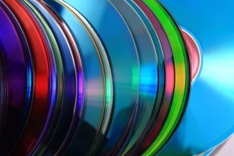 CD and DVD data background 写真素材