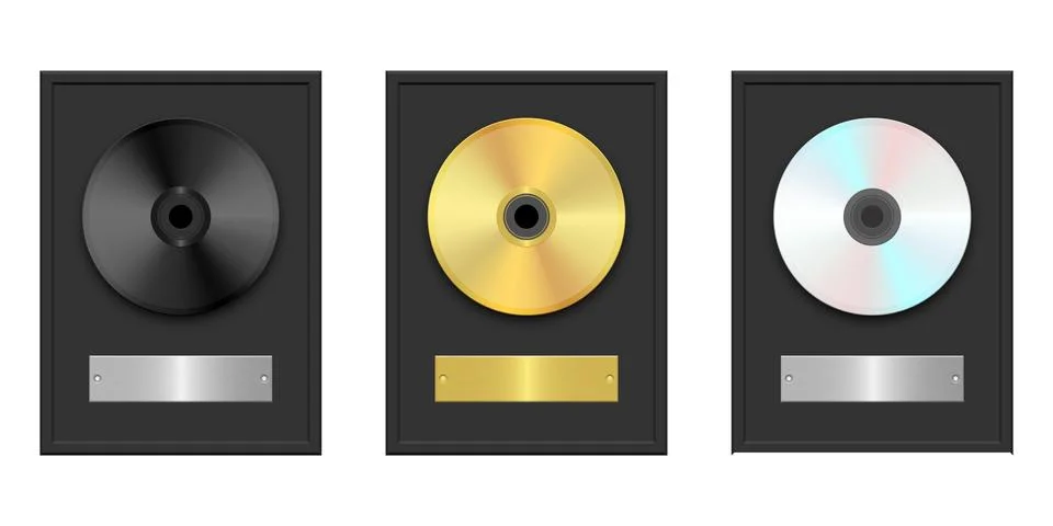 CD and DVD vector design illustration isolated on white background Stock Illustration