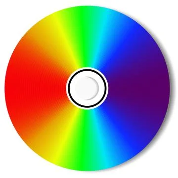 Cd blu ray disc Stockillustratie