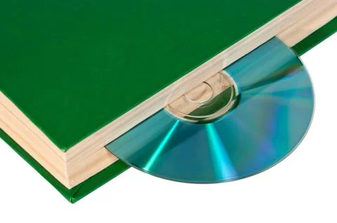 Cd in the book Foto stock