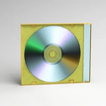 CD box 3D illustration Stock Illustration