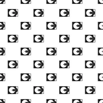 CD box with disc pattern vector イラスト素材