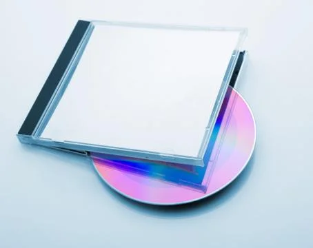 CD Box with disc Stock Photos