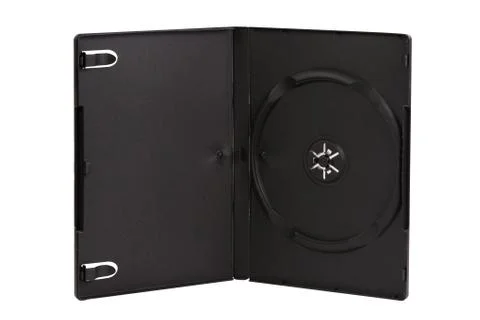 CD box isolated on white Stock Photos