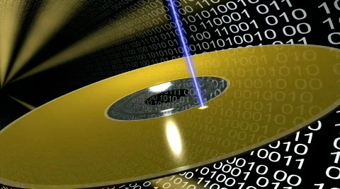CD-Burning. Loop. HD. Vidéo 461916