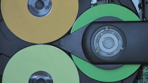 CD changer Stock Footage 29348865