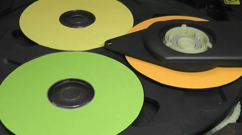 CD changer Stock Footage 29391826