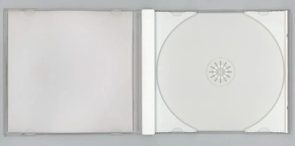 CD compact disc case Stock Photos