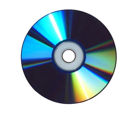 CD (Compact Disc) - Classic Readable Surface Isolated Stock Photos