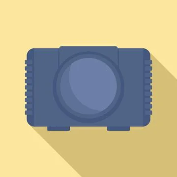 Cd console icon, flat style Stockillustratie