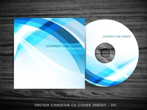 Cd cover design Stock-Illustration
