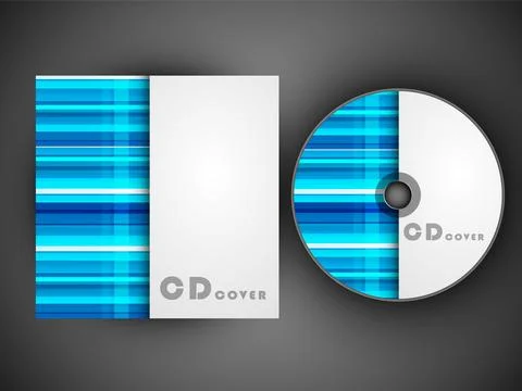 CD Cover design template. EPS 10. 스톡 일러스트