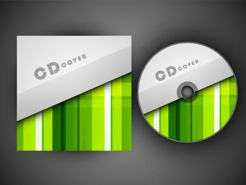 CD Cover design template. EPS 10. 스톡 일러스트