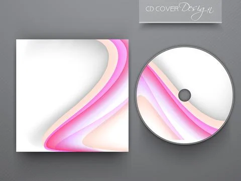 CD Cover design for your business. EPS 10. Stock Illustration
