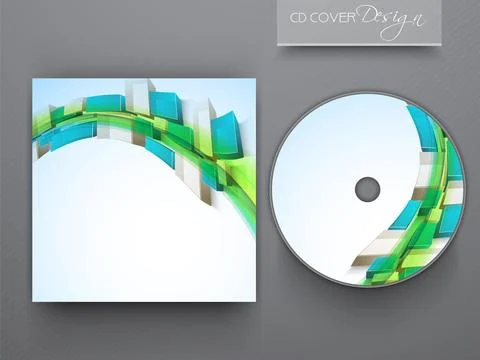 CD Cover design for your business. EPS 10. Stock Illustration