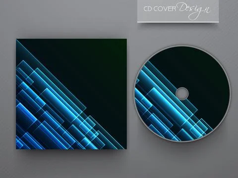 CD Cover design for your business. EPS 10. Stock Illustration