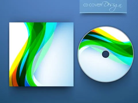 CD Cover design for your business. Stock Illustration